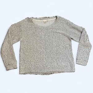 Ace Delivery Medium Black White Knit Crewneck Cotton Pullover Sweater Nordstrom